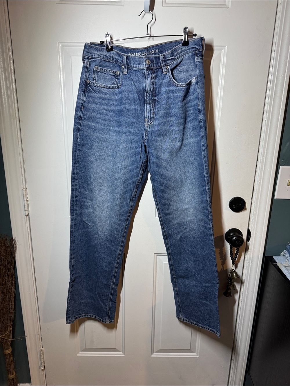 American Eagle Outfitters Men’s Straight Blue Denim Jeans